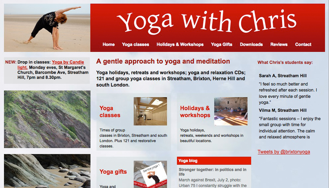 Yoga with Chris - yoga and meditation